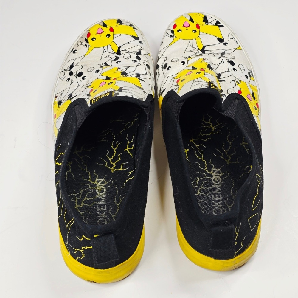Size 12 - Pokémon GroundUP Slip On Shoes Official 25th Anniversary Pikachu - Picture 4 of 11